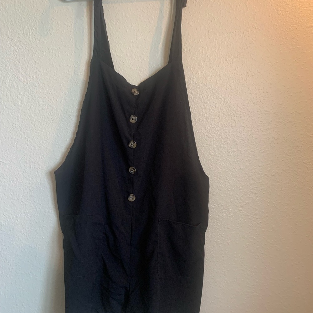 SHEIN Tie-Strap Lightweight Shortalls